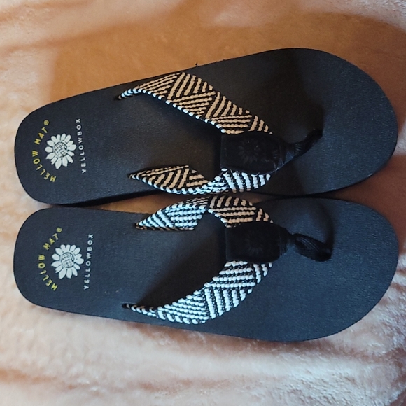 yellowbox mellow mat flip flops